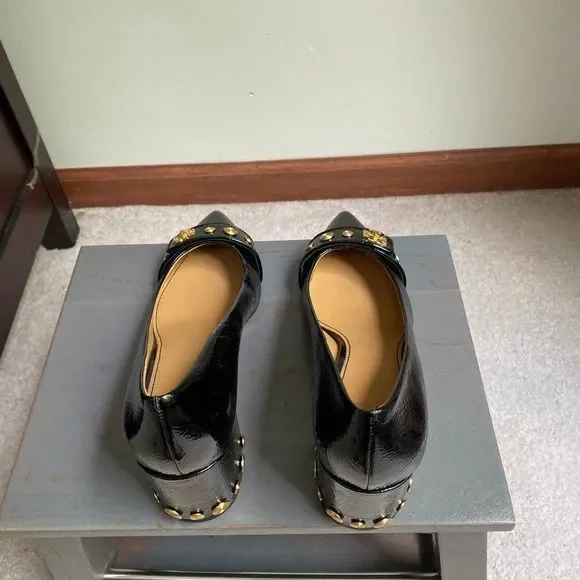 TORY BURCH Women 57517 Kira Patent Leather Logo Pumps - NEW NWOB - Picture 6 of 10